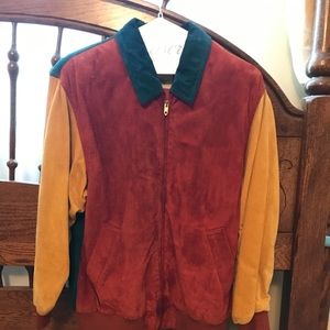 West Bay Vintage suede jacket.